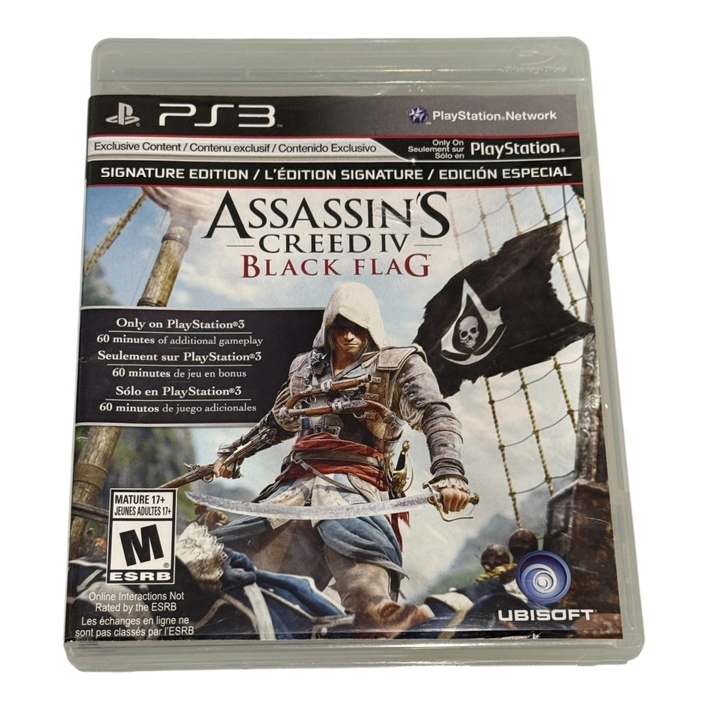 Assassin's Creed IV Black Flag Signature Edition Complete PS3 Game PlayStation 3